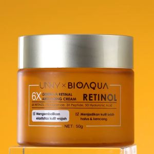 [BPOM] BIOAQUA 6X Gentle-A Retinol SERIES | Cream | Toner Essence | Serum Ampoule | Facial Cleanser Face Wash WITH 3D Peptide 7X Ceramide AND 5D Hyaluronic Acid Moisturizing Anti Aging