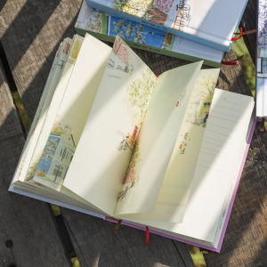 Sổ Tay Nhật Ký Dày in Hình Hoạt Hình Tươi Mới Sổ Tay Thủ Công Dễ Thương Cho Nữ Quà Tặng Văn Phòng Phẩm Sau Khi Tốt Nghiệp Sổ Tay Dày