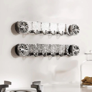 ตะขอดูดสูญญากาศ ตะขอถ้วยดูดลูกบิดหมุนไล่อากาศ เผื่อติดผนัง ติดทน สีไม่ลอก กันน้ำ รับน้ำหนักได้ดี ไม่ต้องเจาะ