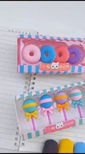 [ALONK.S] STIP KUE SET isi 4pc HAPUSAN PENGHAPUS box mika