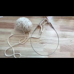 1Pcs 3.0-10mm Natural Bamboo Circular Knitting Needles Stainless Steel Tube Hoop Knitting Needles DIY Hand Sewing Tools Supplies