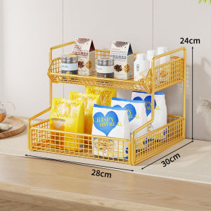 evesigar | Multi-functional Storage Organizer Multi-Layer Shelf