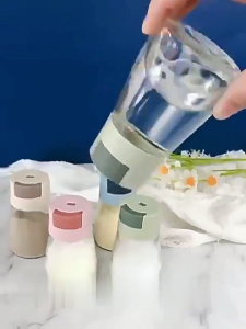 Satu Keluarga Botol Bumbu Dapur C578 Toples Penyimpanan Garam Gula Dapur / Toples Bumbu Tabur Masak Mini Serbaguna