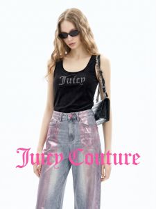 Juicy Couture | Elastic Velvet Rhinestone Camisole