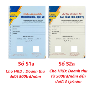 Sổ S1a / S2a - HKD 2026 Sổ Theo Dõi Doanh Thu Bán Hàng Hóa Dịch Vụ Cho Hộ Kinh Doanh Cá Nhân Kinh Doanh 2026