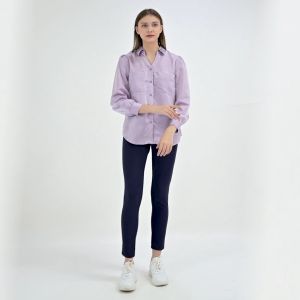 NMoutlet - Kemeja Soft Lilac Silk Pocket