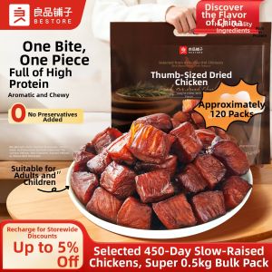 BESTORE | High Protein Chicken Jerky Snacks Dried & Marinated Breast Meat