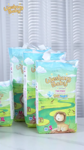 Wesburg Baby Dry Pants เวสเบิร์ก ผ้าอ้อมเด็กบางเฉียบสำหรับกลางวันและกลางคืน แบบกางเกง ไซส์ M - XXXL