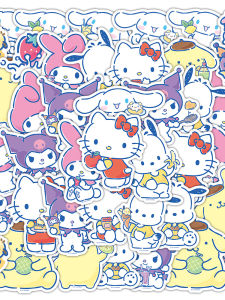 Dép Chống Thấm Nước Hình Hello Kitty Dễ Thương Của Sanrio Thiết Kế Hình Hoạt Hình Cho Điện Thoại Di Động Túi Xách Và Cốc Đựng Nước