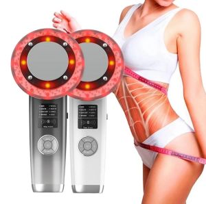Ultrasonic Slimming 8-IN-1 Beauty Device 6 LED lights Radio frequency Machine  Wave Mode EMS Micorcurrent Massager