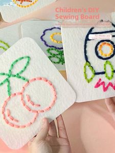 DIY Montessori Sewing Kit Handicraft Teaching Aids