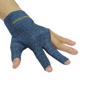 Scott Edward 10pcs/Set  3 Open Fingers Billiards Glove Pool Cue Gloves Spandex Lycra for Left Hand Men Women