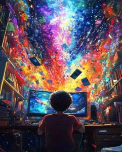 KAYOU | DIY Digital Painting Paint By Numbers Dream Galaxy Boy Painting Handpainted Painting Art Picture Artcraft on Canvas Unique Gift