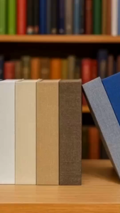 Decor book หนังสือปลอมตกแต่งหุ้มปกด้วยผ้า มี 7 สีให้เลือก  เพิ่มความดูดีให้งานตกแต่งของคุณ