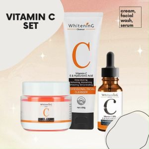 [ VITAMIN C TONER ] MOOYAM Vitamin C Toner with Vitamin E & Hyaluronic Acid Brightening Facial Toner Pore Minimizer & Hydrating Skin Care Mist for Glowing Even Skin Tone