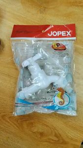 Nasara JOPEX BCHC03W 15mm PVC Bibcock Tri Handle Water Tap Wall Mounted Bib Tap Kitchen Bathroom Faucet / Kepala Paip / 水龙头