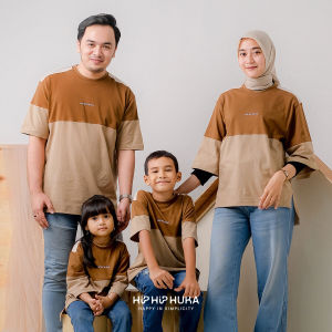 HipHipHuka - Baju Kaos Couple Keluarga Family Set Pakaian Keluarga Huma Series