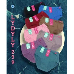 Celana Dalam Lydyly YN 239 Cutting MIDI - CD Cewek ULTRA SOFT 3 & 6 Pcs - Celana Dalam Wanita Kerut Belakang - Pakaian Dalam Wanita Nyamn - MOMS CAREFAMS