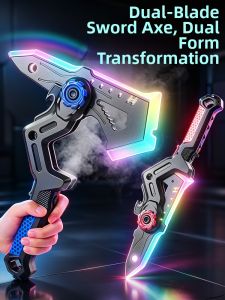 Light-Up Transformable Sword and Axe Toy