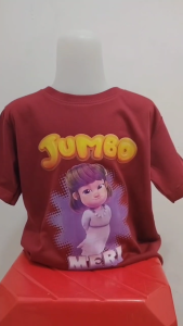 Hosinshop | Baju Kaos Film Animasi Jumbo Karakter Meri Film Indonesia | Kaos Anak Premium