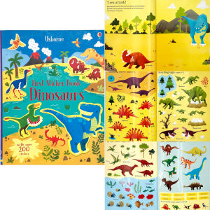 English Car Engineering Vehicle Stickers Book Educational Toy 3-6 years