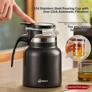 CHUANQIMINGMEI | Insulated Tea Infuser 316 Stainless Steel