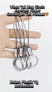 VR~1 PCS Tali Hp Vibox GC-124 Lanyard Ring Finger Cincin Ring Strap Tali Case HP Keychain