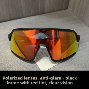 Outdoor Sports Cycling Mountain Climbing Windproof Polarized Sunglasses Womens Super Large Frame Sun Protection UV Protection Mens Style