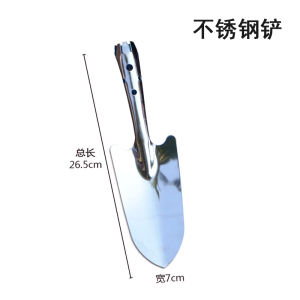 Stainless Steel Small Shovel Horticultural and Garden Tools Shovel Shovel Succulent Planting Grow Flowers Vegetables Outdoor Digging Spade