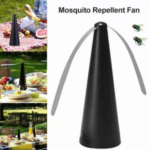 Fly Repellent Fan Household Mosquito Catcher Pest Automatic Fly Trap Killer Outdoor Catcher Pest （Battery not included）