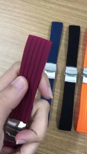 New Colorful Silicone WatchBand 18mm 20mm 24mm 20mm for Omega Rubber Strap for Seiko Bracelet for Rolex for Huawei Quick Release