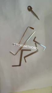 6IN1 New Arrived 6 Pieces Lock Tension Wrench Replacement Turning Tool Locksmith Pick Tool