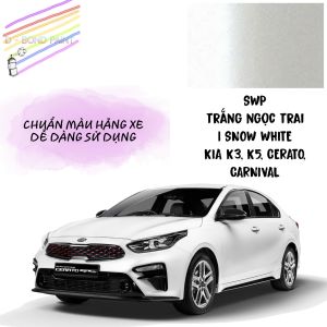 KIA K3 K5 CERATO MÀU TRẮNG NGỌC TRAI - BÌNH XỊT SƠN XOÁ VẾT XƯỚC Ô TÔ 400ML(MÃ MÀU SWP)