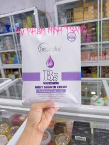 Kem Tắm Trắng Toàn Thân FACEPLUS 120g B5 Whitening Body Shower Cream Face Plus