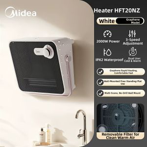 Midea | Home Waterproof Energy-saving Graphene Voice Controlled Heater
