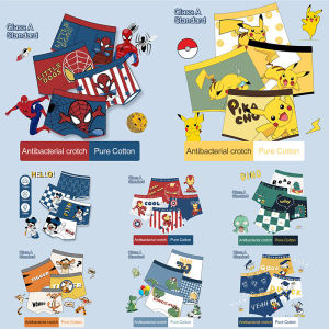 Chất Lượng Cao 4 Pcs Mềm Cotton Kid Cậu Bé Đồ Lót Phim Hoạt Hình Siêu Anh Hùng Spiderman In Toddler Quần soóc Boxer Quần Lót Underpant Cho Bé Trai 2-15 Tuổi