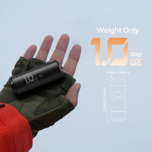 FLEXTAIL ZERO PUMP - 30g Camping Air Pump  Portable Electric Inflator for Sleeping Pads 1 Rechargeable Battery Included
