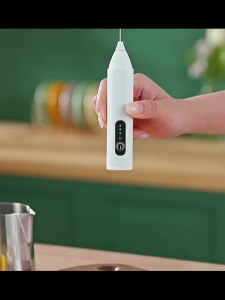 Easy to Use Mini Handheld Electric Milk Frother Maker for Coffee Latte Cappuccino Household