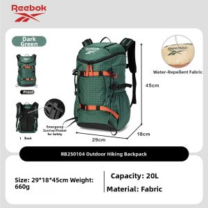 Reebok | Waterproof Large Capacity Hiking Camping Commuter Backpack
