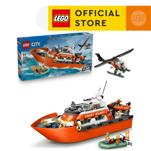 LEGO City 60504 Coast Guard Rescue Boat & Helicopter (742 Pieces)