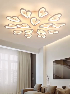 Đèn ốp trần 3 chế độ ánh sáng kèm Công tắc tường trang trí phòng khách phong cách hiện đại(BH 1 năm)