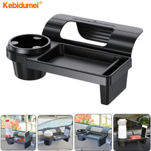 (local delivery) Kebidumei Multifunctional Car Organizer Box With Cup Holder Drink Holder Side Door Window Phone Slot Hanging Storage Rack For Vehicle