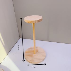 Hat Display Stand Rustic Wood Hat Rack Holder Stand Vintage Wig Holder Jewelry Display Riser Helmet Organizer Storage for Home