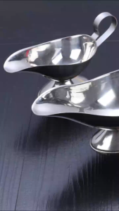 Bát Thuyền Chén Bát Rót Sốt Gia Vị Inox 304 Cao Cấp dung tích 230ml Phong cách Pháp châu Âu