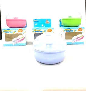 Fluffy Baby Powder Puff Round Baby Body Cosmetic Powder Puff Empty Body Powder Container Case