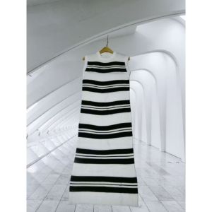 Dress Vintage Casual Basic Inner Span Tanpa Lengan - 2 ukuran