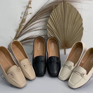 JIEHUA Ivy Sepatu Flat Shoes Wanita Korean Style Anti Slip Empuk Elegan Nyaman | Best Seller H-219