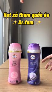 Combo 2 Hạt Xả Thơm Quần Áo Arfum Lưu Hương Tới 16 Tuần Làm Mềm Vải Và Chống Tĩnh Điện (250gr/Chai) - 2 mùi hương