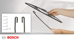 BOSCH ใบปัดน้ำฝน รุ่น Advantage ก้านเหล็ก สำหรับ NISSAN TERRA (ปี 2018-2025) ขนาด 26"+18" ( 1คู่ ) ของแท้ 100% ติดตั้งง่าย ปัดสะอาด