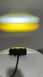 Mini drive light LED white+yellow waterproof V9 light pair with 3 eyes Wall-E drive light